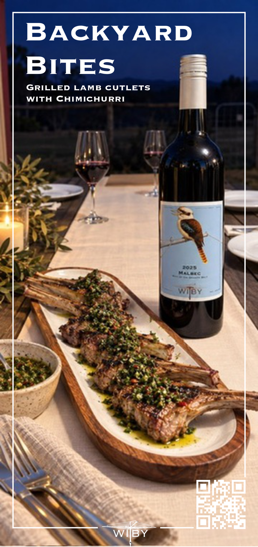 Lamb Cutlets with Chimichurri